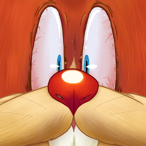 A CLOSE-UP, YA JERK! art