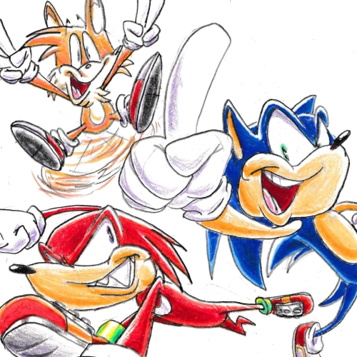 Sonic Heroes art
